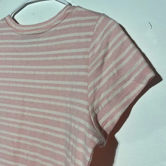 NEW LOFT Sweatshirt Pocket Tee Angel Pink Dress Size XS - Picture 9 of 9